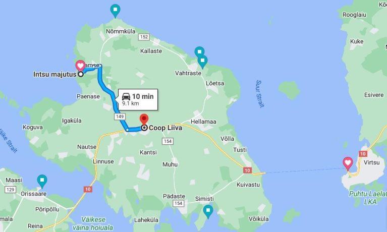 Campingplatz Elamusmajutus Intsu Vorgukuuris Liiva (Saaremaa)